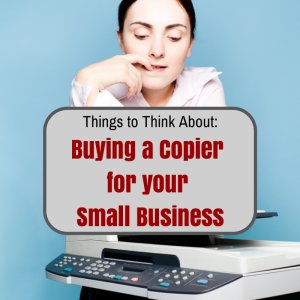 Buying a copier 